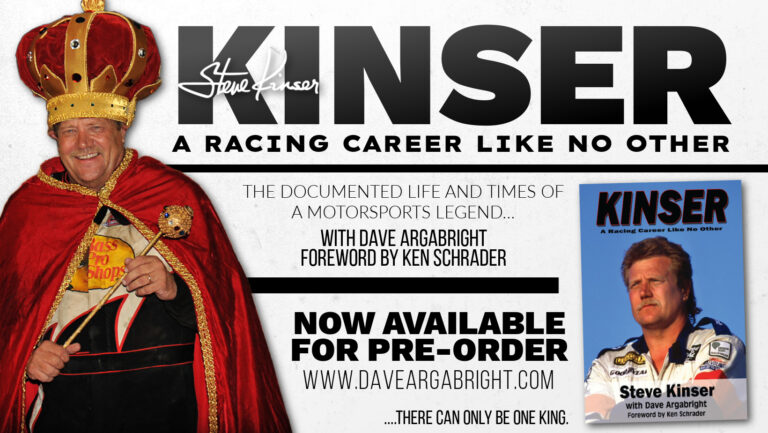Dave Argabright’s Kinser: A Racing Career Like No Other now available for preorder