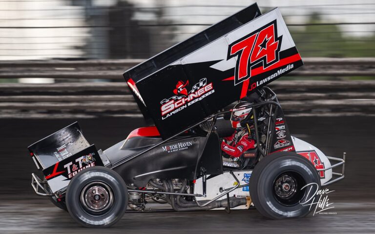 Xavier Doney on the move at Knoxville Raceway; Doney-Lawson Racing aims big in upcoming POWRi doubleheader