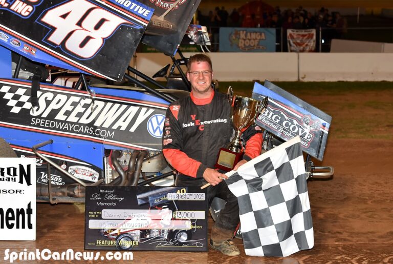 Dietrich earns Lou Blaney Memorial title; All eyes on the Knoxville Nationals